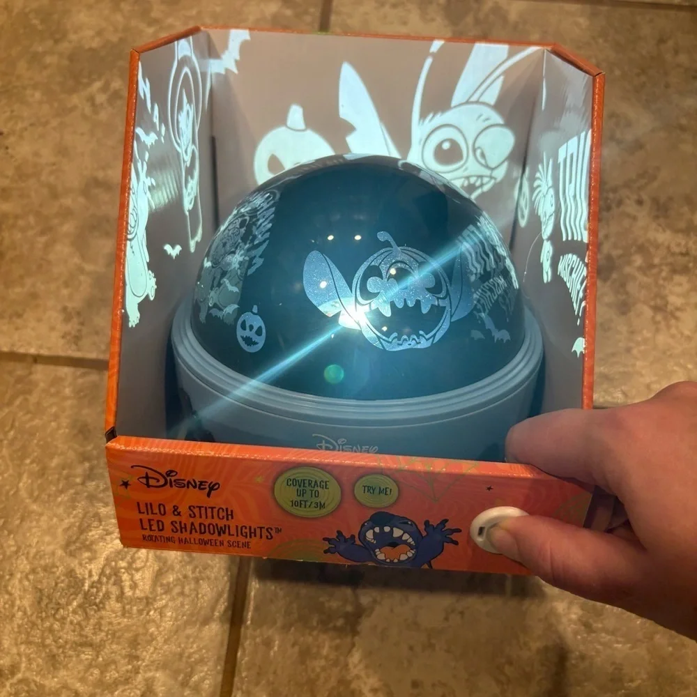 Disney Lilo & Stitch LED ShadowLights NEW Projector Christmas Lights